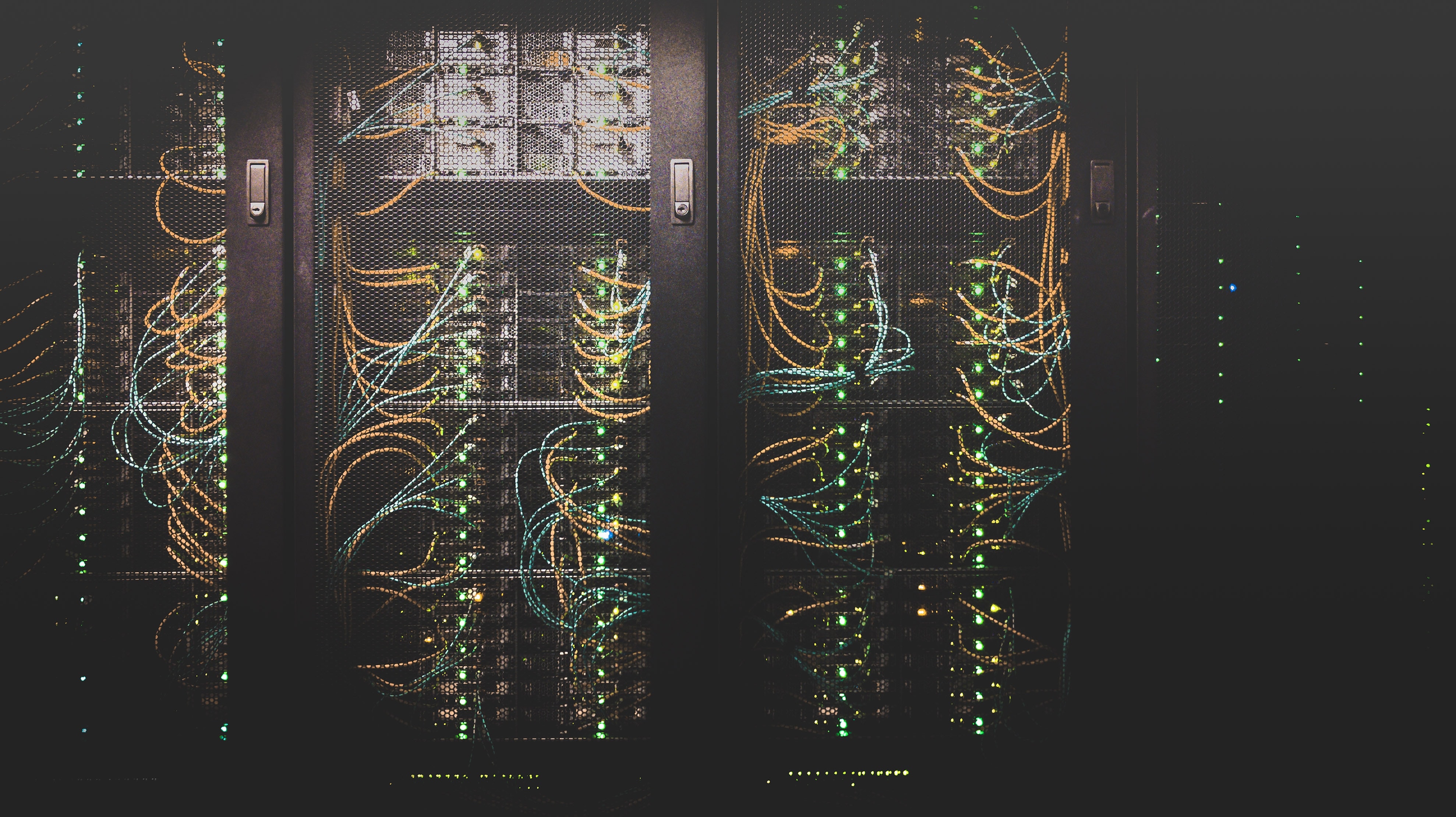 Hero image of server racks